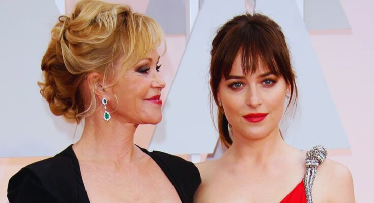 Dakota Johnson's Metallic Gucci at 'Splitsville' Premiere